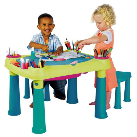 Detský stôl s taburetkami - Creative