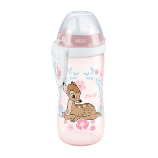 Detská fľaša NUK Disney Classic Kiddy Cup 300 ml ružová