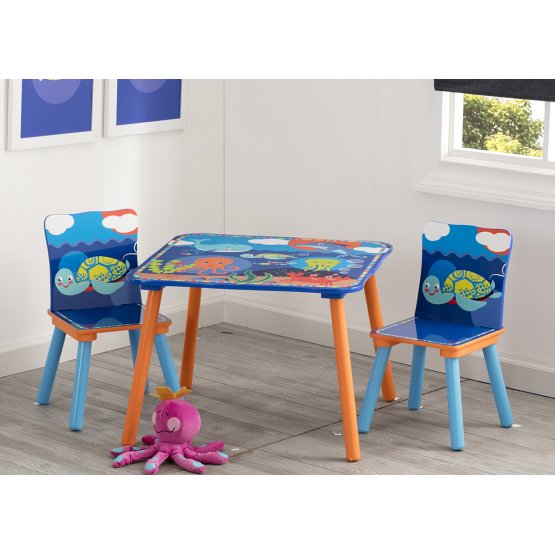 Detský stôl so stoličkami Oceán