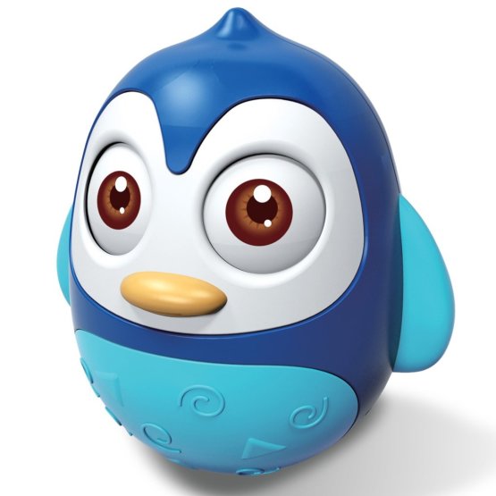 Kývajúca hračka Baby Mix tučniak blue Modrá