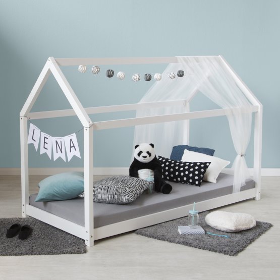 Detská posteľ domček Lena - biela
