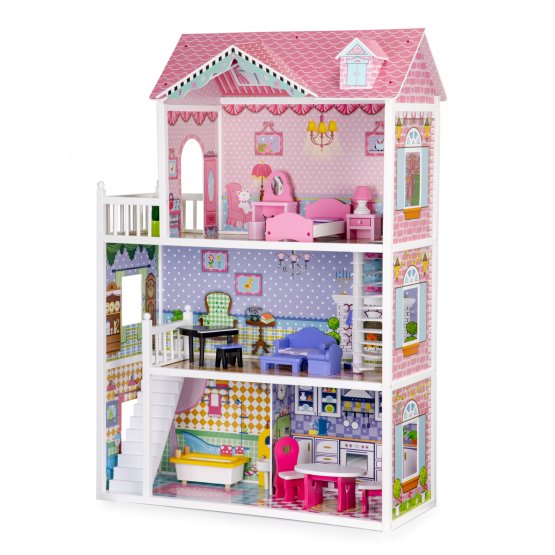 Drevený domček pre bábiky Lilly