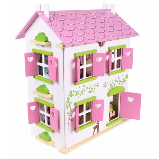Drevený domček pre bábiky - Classic