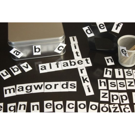 Magnetická abeceda - malé písmenká