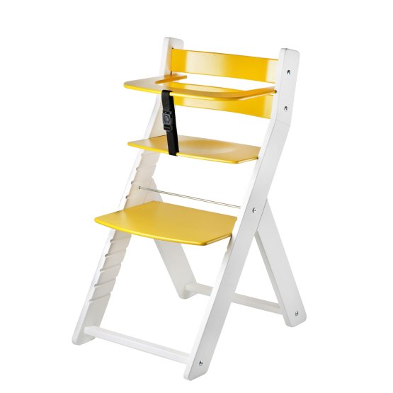 Detská rastúca stolička LUCA - žltá