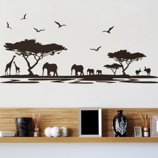 Dekorácia na stenu - Afrika - Safari