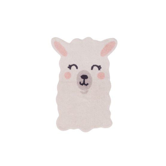 Detský bavlnený koberec - Smile Like a Llama