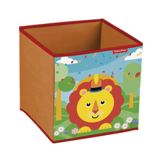 Detský látkový úložný box Fisher Price Lion