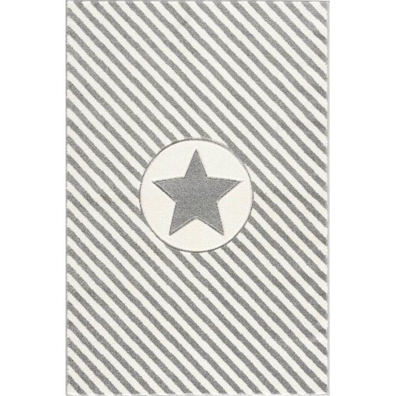 Detský koberec DECOSTAR - šedý