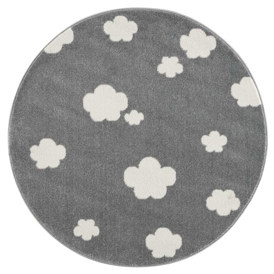 Detský koberec Sky Cloud - šedý