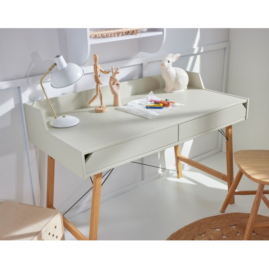 Písací stôl Lotti - olivový