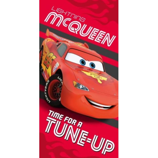 Detská osuška Cars - Blesk McQueen - červená