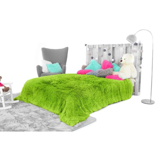 Deka a prikrývka na posteľ ELMO green