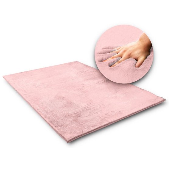 Hodvábny koberec Rabbit - ružový