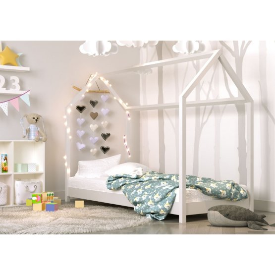 Detská posteľ domček Bella - Biela
