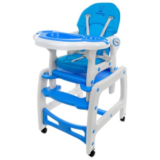 Detská jedálenská stolička kinder - modrá