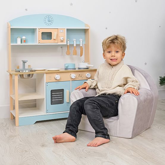 Blueberry - Drevená kuchynka s príslušenstvom