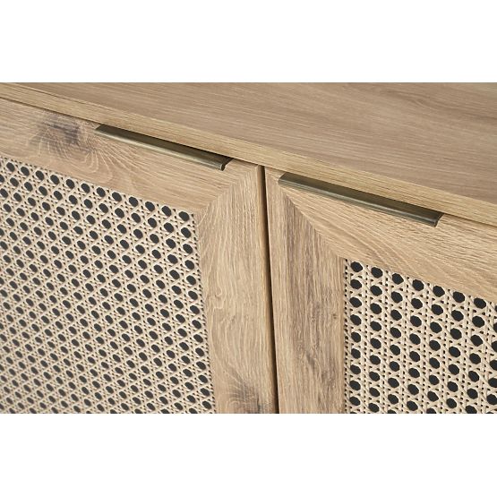 BORNEO KM-2 komoda dub artisan/čierna