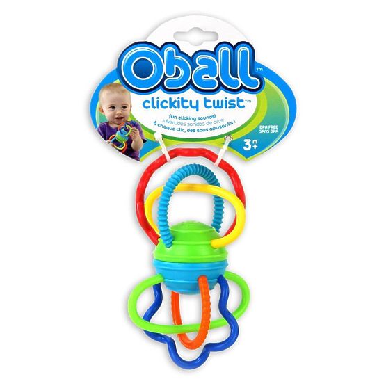 Bright Stars - hryzátko - Oball Clickit Twist