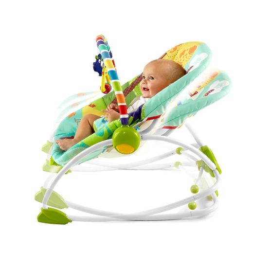 Bright Starts vibračné lehátko - Rock in the Park