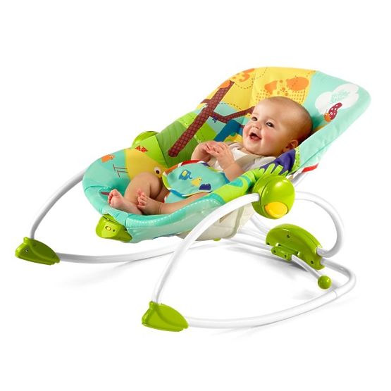 Bright Starts vibračné lehátko - Rock in the Park
