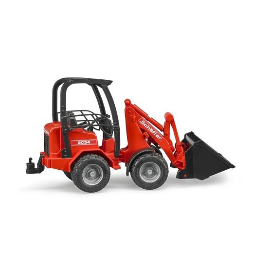 Bruder Červený nakladač SCHÄFFER 2034