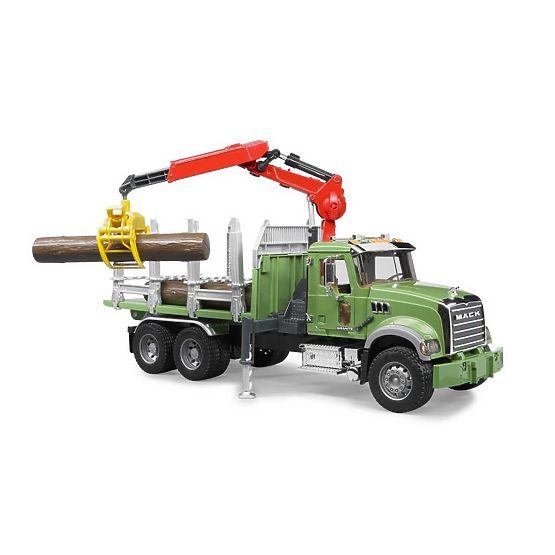 Bruder Nákladné auto MACK Granit prepravník dreva
