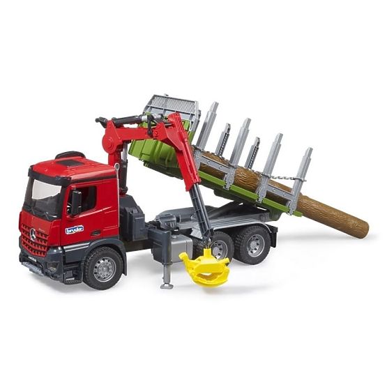 Bruder Prepravník na drevo s hydraulickou rukou MB Arocs