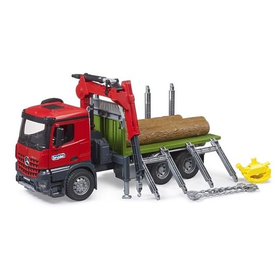 Bruder Prepravník na drevo s hydraulickou rukou MB Arocs