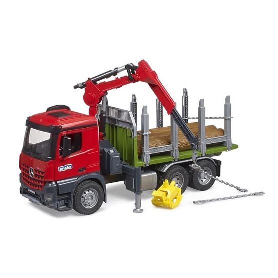 Bruder Prepravník na drevo s hydraulickou rukou MB Arocs