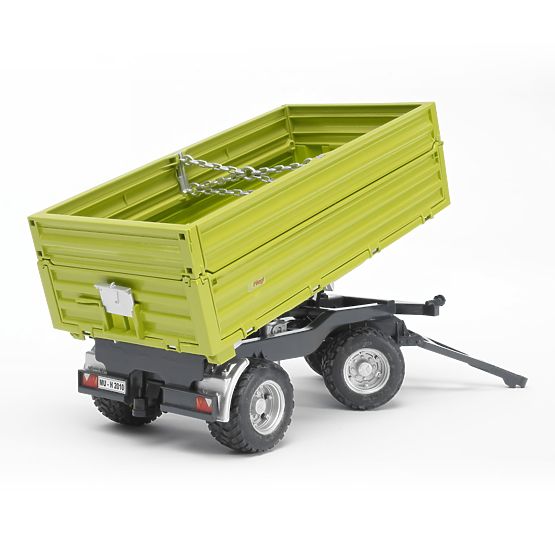 Bruder Sklápací voz FLIEGL zelený, trojstranný