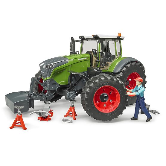 Bruder Traktor Fendt 1050 Vario s mechanikom a dielenským náradím 1:16