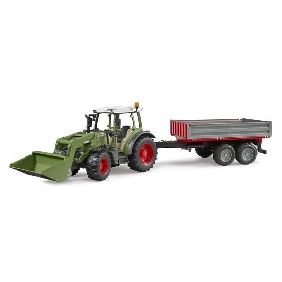 Bruder Traktor Fendt Vario 211 s čelným nakladačom a sklápačom