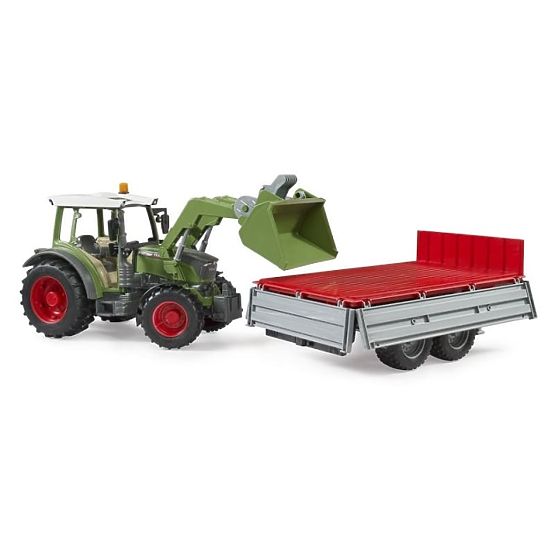 Bruder Traktor Fendt Vario 211 s čelným nakladačom a sklápačom