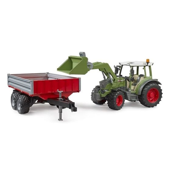 Bruder Traktor Fendt Vario 211 s čelným nakladačom a sklápačom