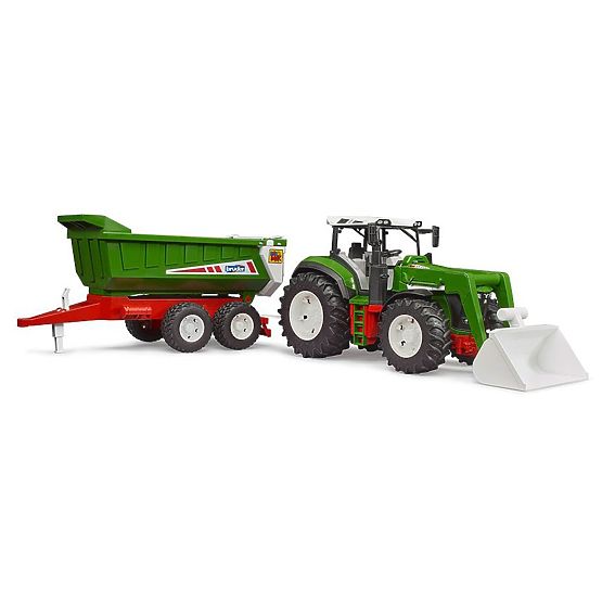 Bruder Traktor ROADMAX s čelným nakladačom a vozom