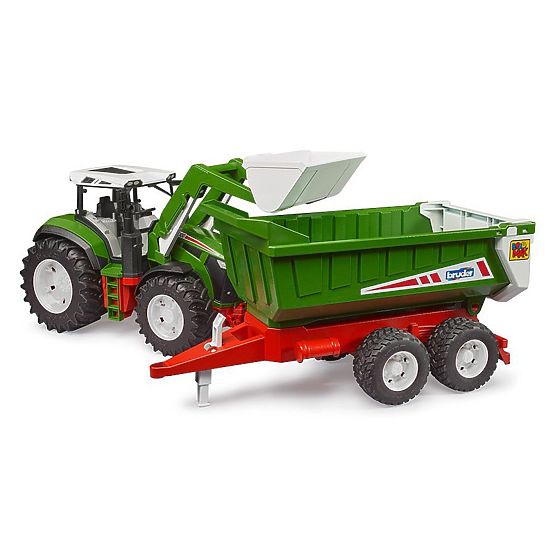 Bruder Traktor ROADMAX s čelným nakladačom a vozom