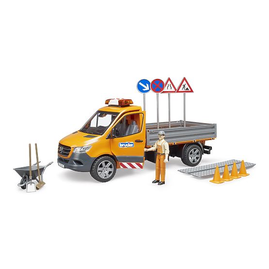 Bruder Vozidlo údržby ciest MB Sprinter s figúrkou a príslušenstvom