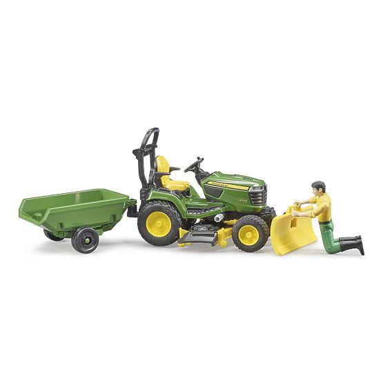 Bruder Záhradný traktor John Deere X949 so záhradníkom