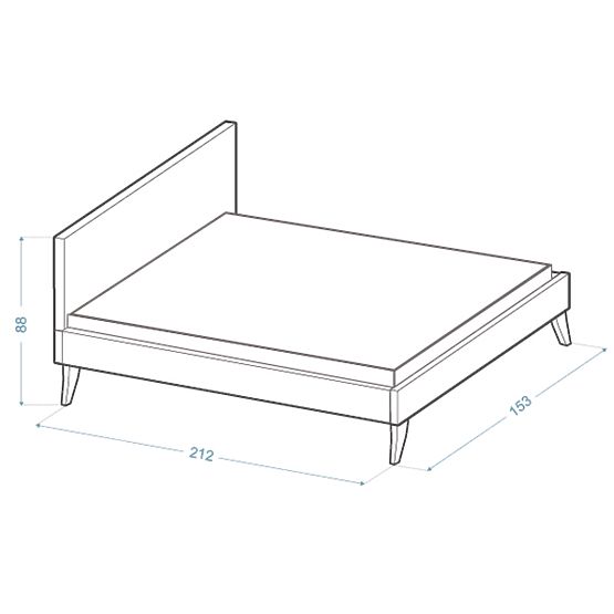 Čalúnená posteľ HEAVEN 140 x 200 cm - Zelená