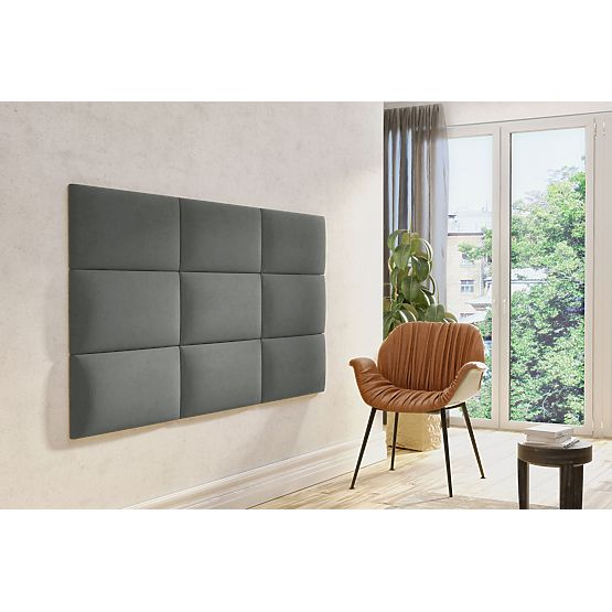 Čalúnený panel Klasic - grafitový