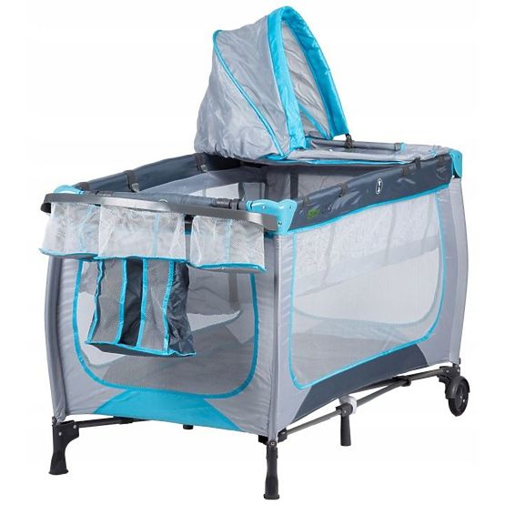 Cestovná postieľka Blue Sky