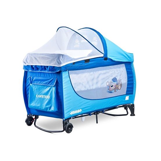 Cestovná postieľka CARETERO Grande green 2016 Zelená