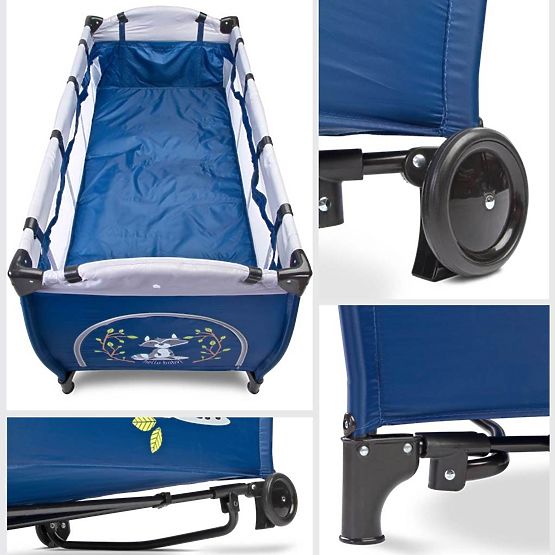 Cestovná postieľka CARETERO Grande Plus 2018 navy Modrá