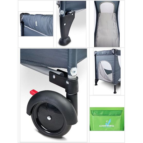 Cestovná postieľka CARETERO Simplo 2016 blue Modrá