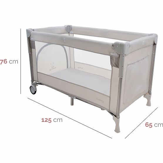 Cestovná postieľka Close to Mommy - béžová