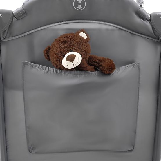 Cestovná postieľka Comfort Plus - sivá