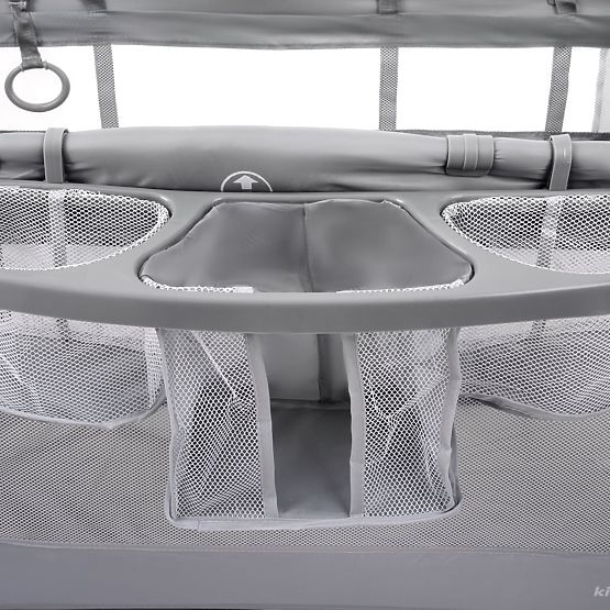 Cestovná postieľka Comfort Plus - sivá