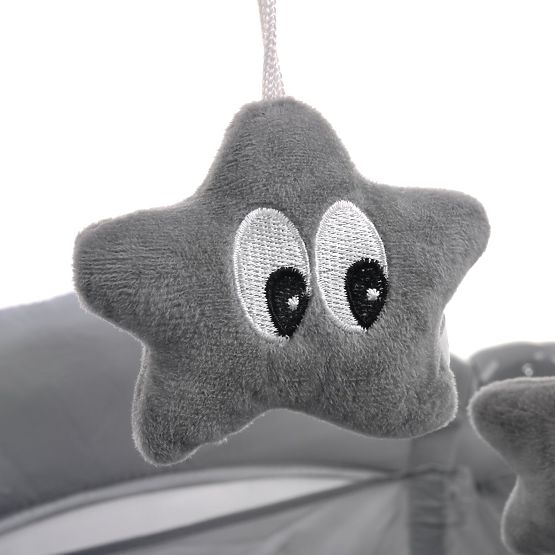 Cestovná postieľka Comfort Plus - sivá