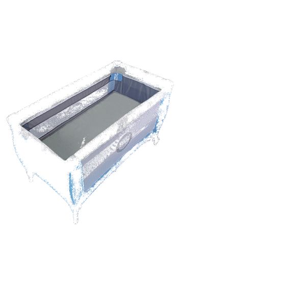 Cestovná postieľka LIONELO Sven plus - modrá